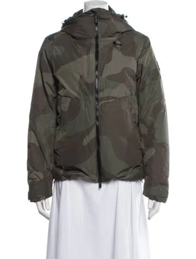 Pre-owned Holden Down Jacket In Green