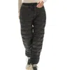 Holden Hybrid Down Sweatpants In Black In Black