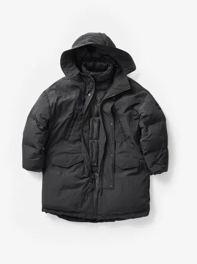 Holden M Long Down Puffer - Black