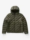 HOLDEN M PACKABLE DOWN JACKET - STONE GREEN