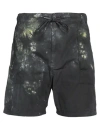 Holden Man Shorts & Bermuda Shorts Charcoal Size L Cotton, Elastane In Grey
