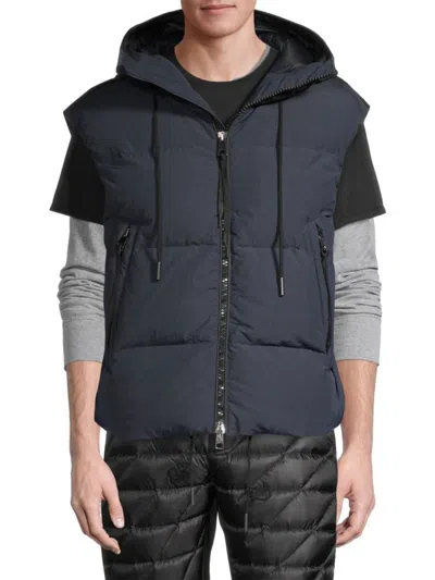 Holden Men's Fowler Hooded Down Vest In Navy