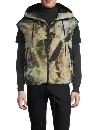 Holden Men's Fowler Hooded Down Vest In Rekall Tie