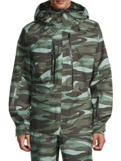 Holden Men's Sierra Waterproof Jacket In Green Camo