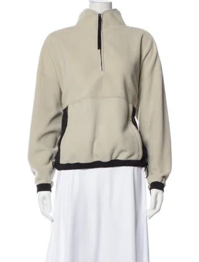 Pre-owned Holden Mock Neck Long Sleeve Sweatshirt In Gray