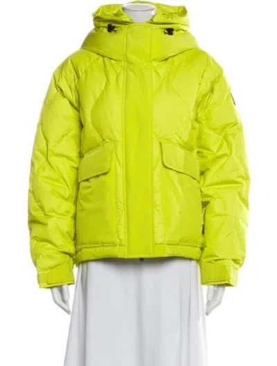 Pre-owned Holden Nylon Down Jacket In Green