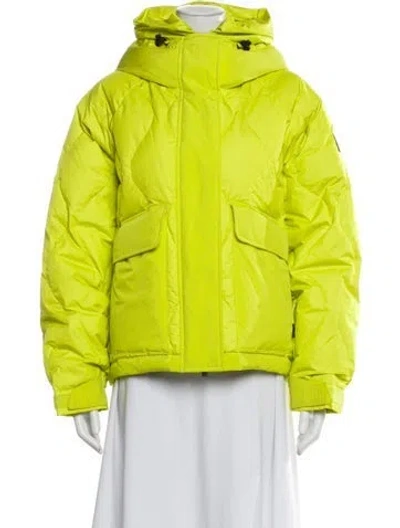Pre-owned Holden Nylon Down Jacket In Green