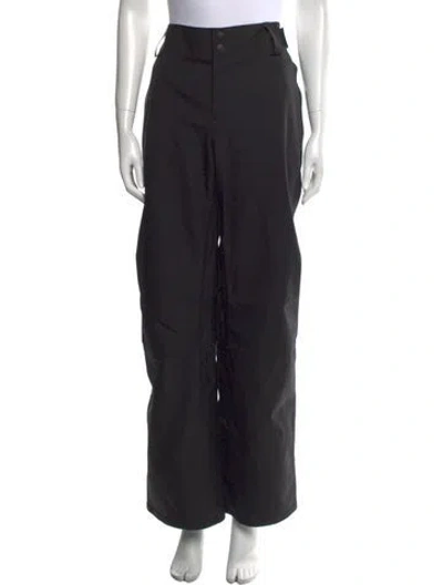 Pre-owned Holden Nylon Wide Leg Pants In Black