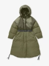 Holden Outerwear Long Down Puffer In Green