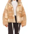 HOLDEN SHERPA DOWN PUFFER JACKET IN NATURAL MIX