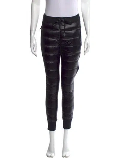 Pre-owned Holden Striped Skinny Leg Pants In Black