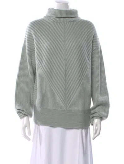 Pre-owned Holden Striped Turtleneck Sweater In Blue