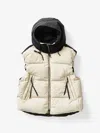 HOLDEN W HOODED DOWN VEST - CANVAS