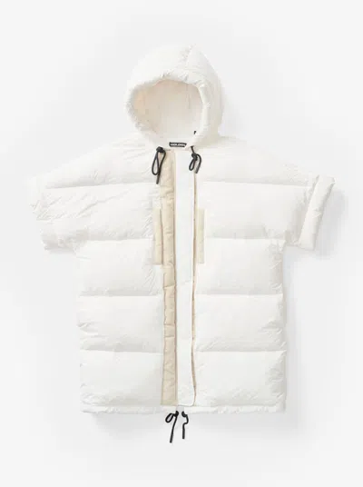 Holden W Long Down Vest - Pearl In White