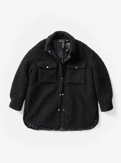 Holden W Padded Wool Sherpa Jacket - Black