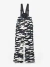 HOLDEN W SNOW BIB - ZEBRA