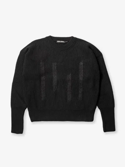 Holden W Wool Icon Sweater - Black