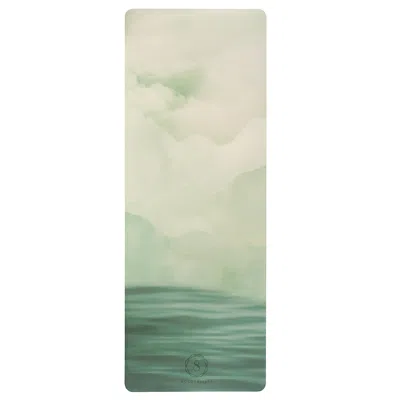 Holdereight Yoga Women's Green Yoga Mat - Ultimate Grip - Sea Earth Air- Olive