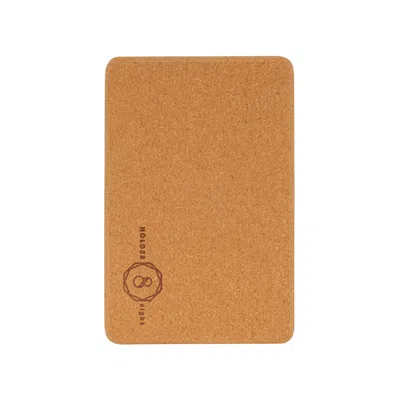 Holdereight Yoga Women's Neutrals Yoga Block Natural Cork In Multi
