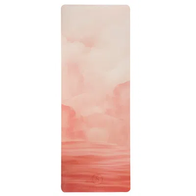 Holdereight Yoga Women's Yoga Mat - Ultimate Grip - Sea Earth Air-coral In Orange