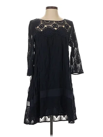 Pre-owned Holding Horses Casual Dress In Black
