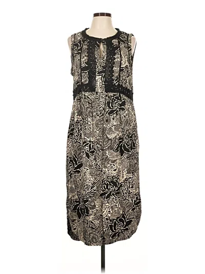 Pre-owned Holding Horses Casual Dress In Black
