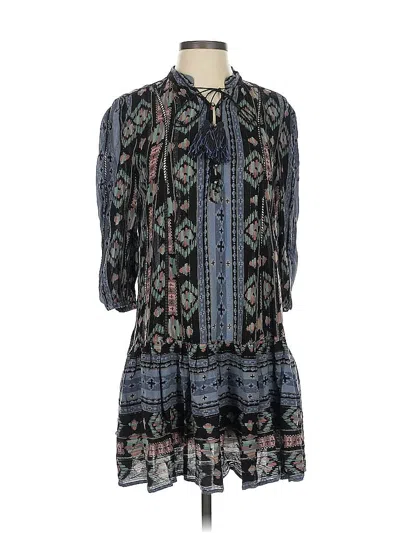 Pre-owned Holding Horses Casual Dress In Blue