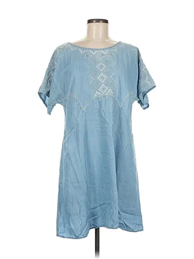 Pre-owned Holding Horses Casual Dress In Blue