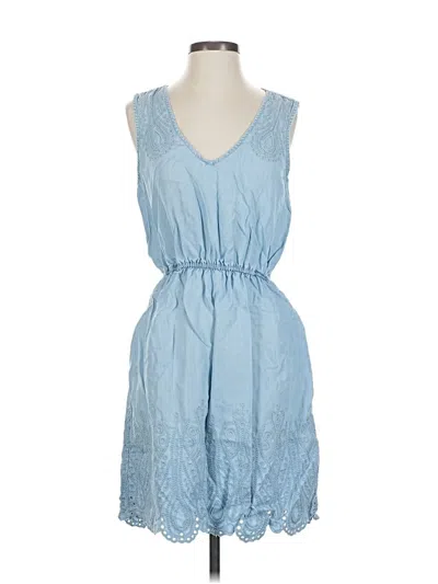 Pre-owned Holding Horses Casual Dress In Blue