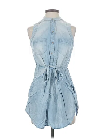 Pre-owned Holding Horses Casual Dress In Blue