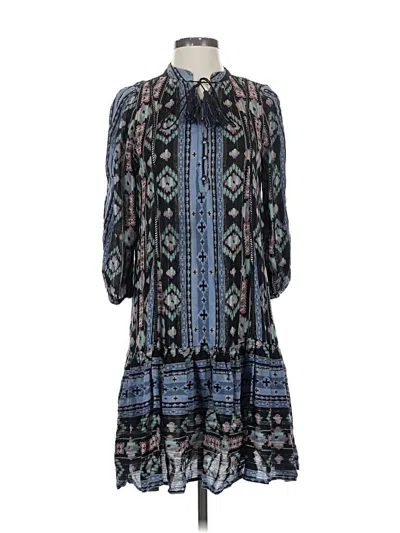 Pre-owned Holding Horses Casual Dress In Blue