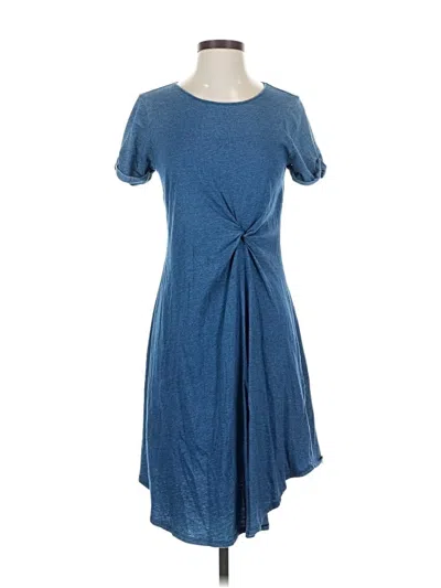 Pre-owned Holding Horses Casual Dress In Blue