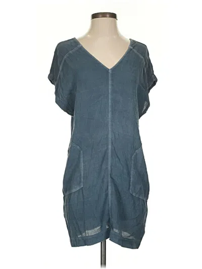Pre-owned Holding Horses Casual Dress In Blue