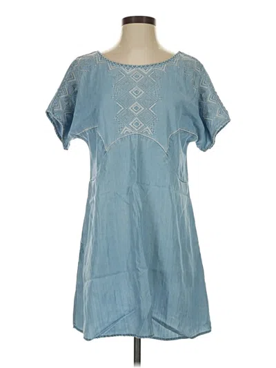 Pre-owned Holding Horses Casual Dress In Blue