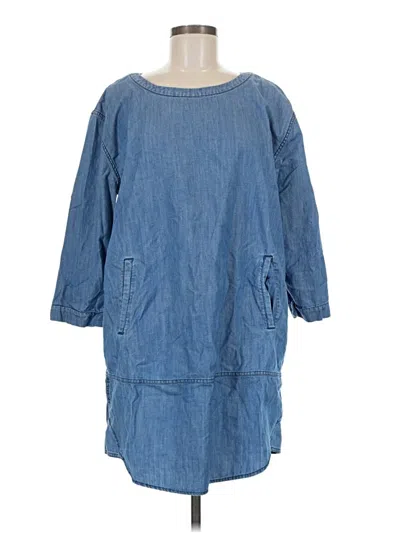 Pre-owned Holding Horses Casual Dress In Blue