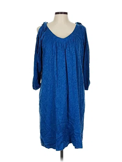 Pre-owned Holding Horses Casual Dress In Blue