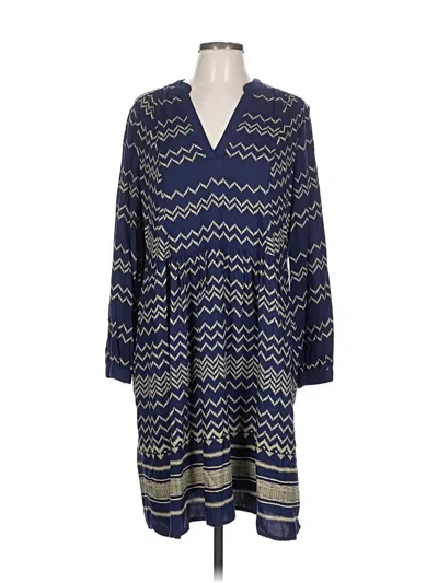 Pre-owned Holding Horses Casual Dress In Blue