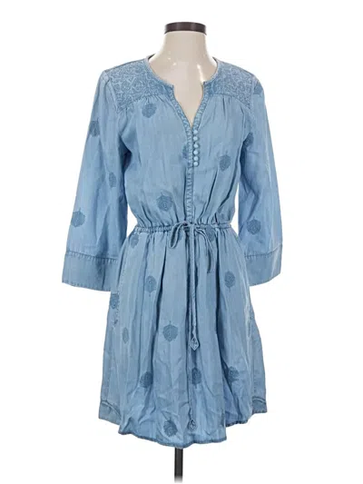 Pre-owned Holding Horses Casual Dress In Blue