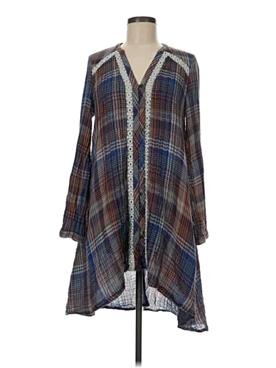 Pre-owned Holding Horses Casual Dress In Blue
