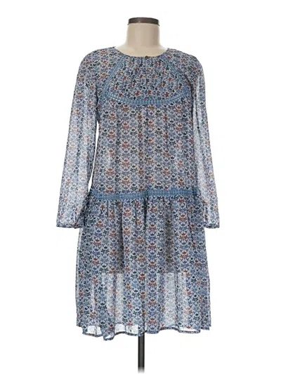 Pre-owned Holding Horses Casual Dress In Blue