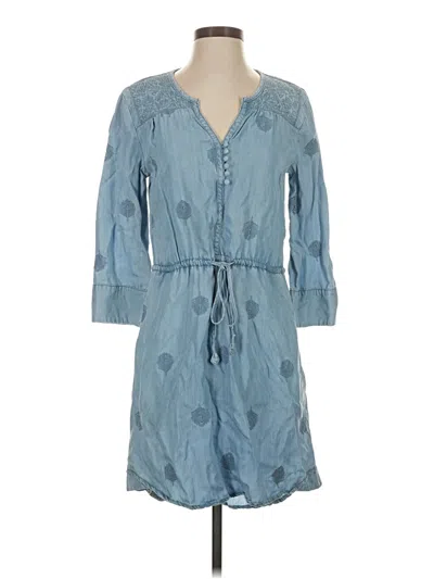 Pre-owned Holding Horses Casual Dress In Blue