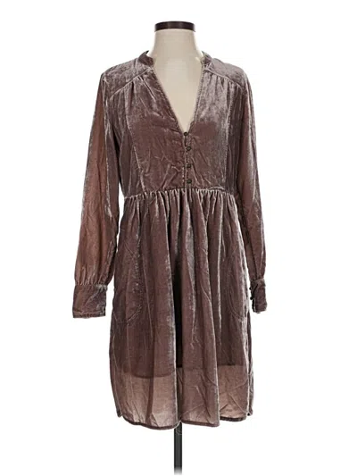 Pre-owned Holding Horses Casual Dress In Brown