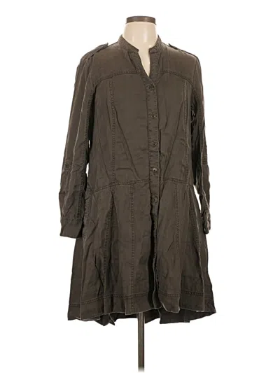 Pre-owned Holding Horses Casual Dress In Brown