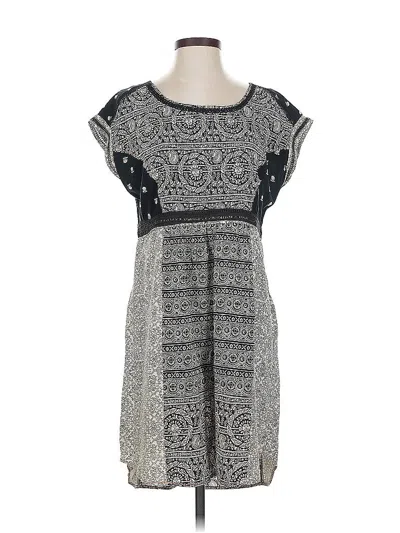 Pre-owned Holding Horses Casual Dress In Gray