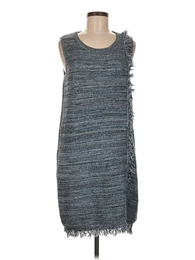 Pre-owned Holding Horses Casual Dress In Gray