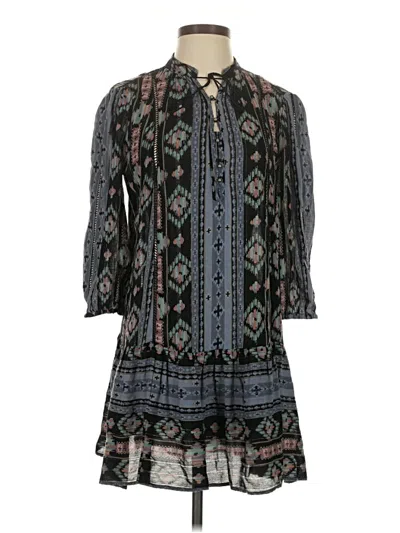 Pre-owned Holding Horses Casual Dress In Gray