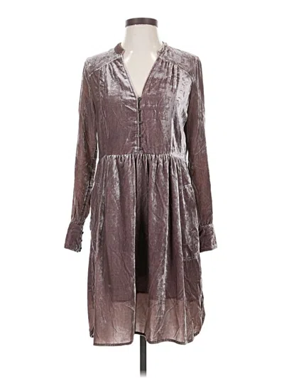 Pre-owned Holding Horses Casual Dress In Gray