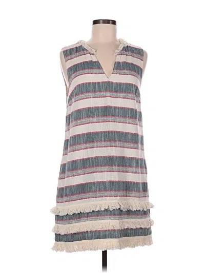 Pre-owned Holding Horses Casual Dress In Gray