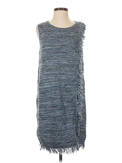 Pre-owned Holding Horses Casual Dress In Gray