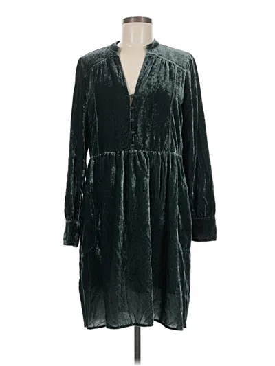 Pre-owned Holding Horses Casual Dress In Green